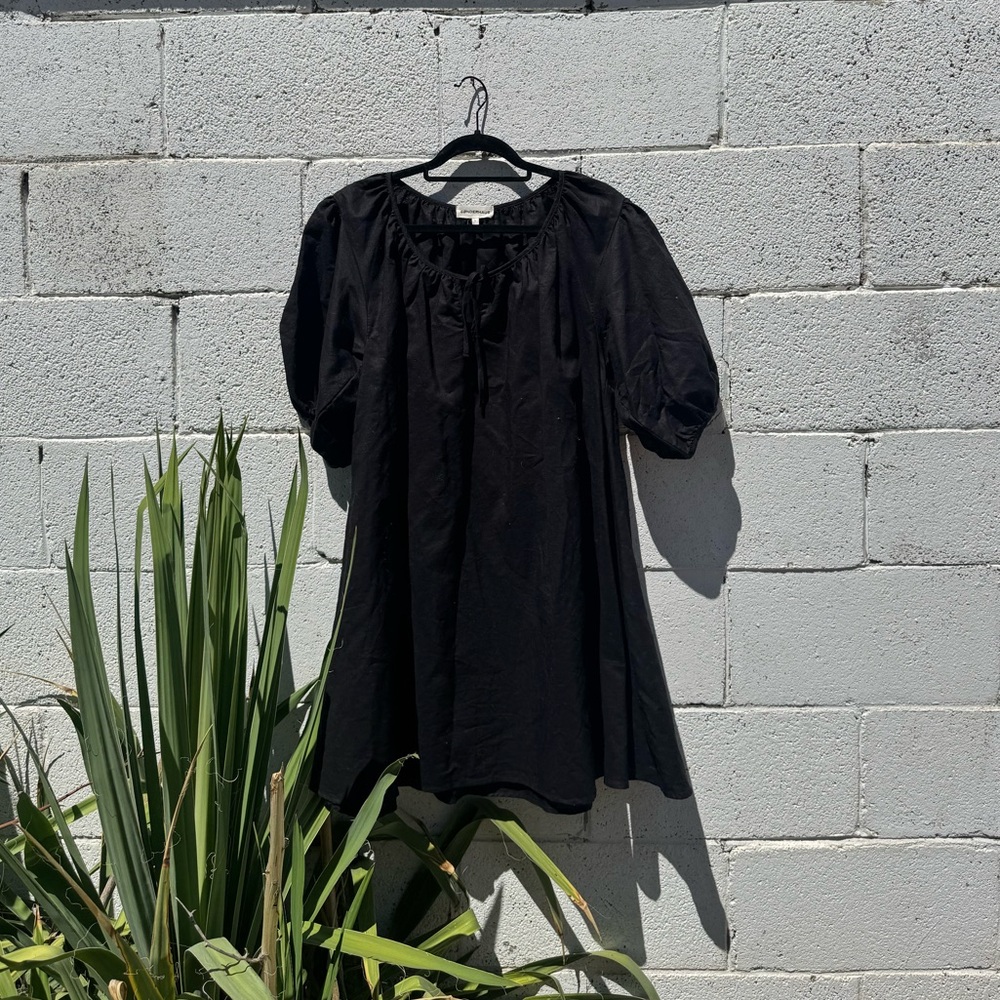 SOLD / SonderHaus Lawn Dress in black